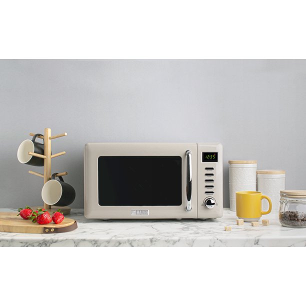 HADEN Compact 700Watt .7 cubic. foot Microwave, Putty