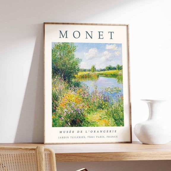 HADOPRINT Claude Monet Poster, Monet Print, Botanical Poster, Floral Decor, Vintage Home Decor, Nature Art, Water Lilies Print, Gift Idea, Monet Art UNFRAMED PAPER POSTER, Home Decor, Vintage Gift