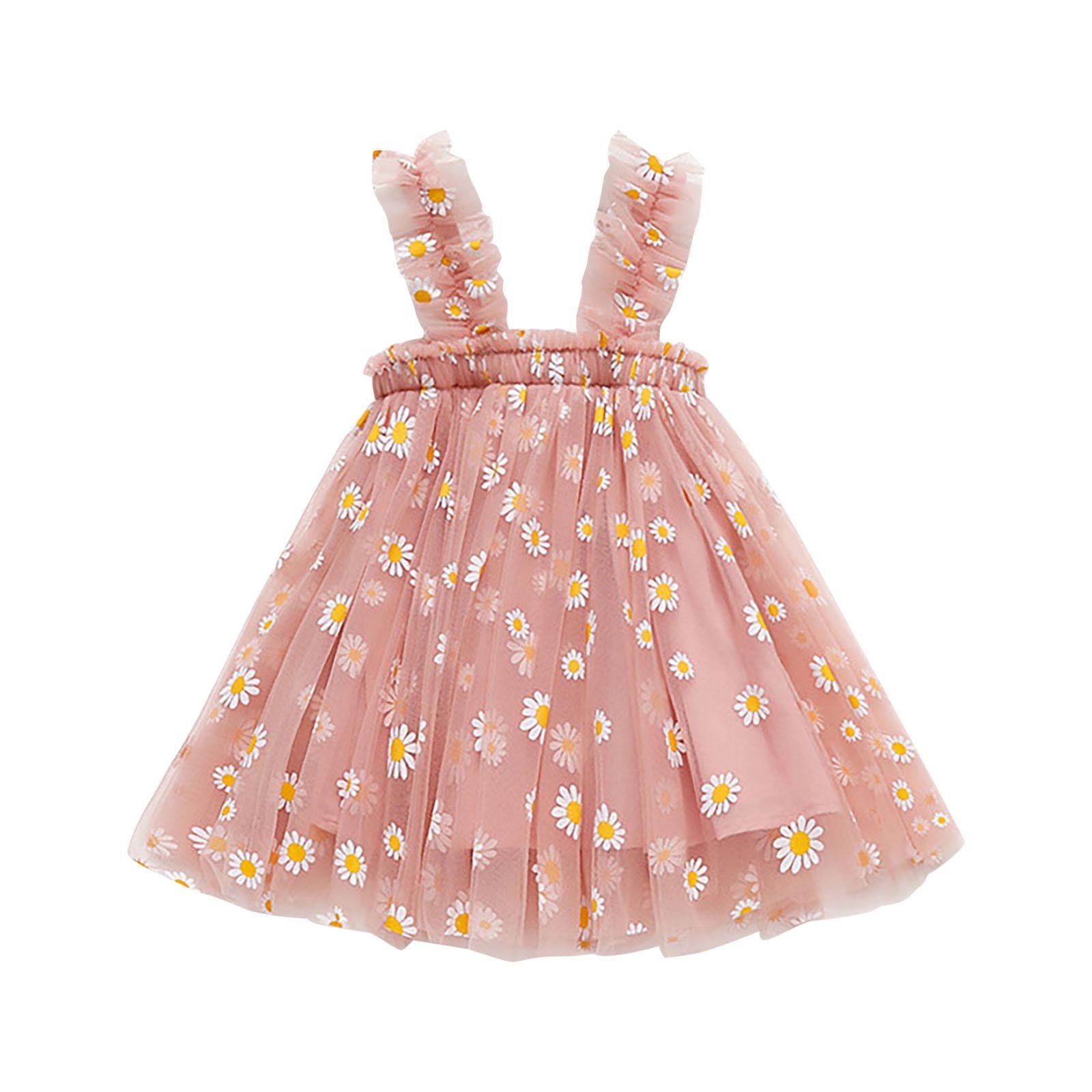 Amazon Girls Arshiner Girls Tulle Tutu Dress - Layered Ruffle Fairy Twirly Party Dress Layered Tulle Twirly Fairy Party Dress