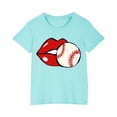 thumbnail image 1 of HADST Kids' Print Cotton T-Shirts, Short Sleeve Crew Neck Casual Tops with Graphic, Trendy Sports Tees for Boys & Girls, 1 of 5