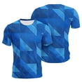 thumbnail image 1 of HADST Unisex Printed Short-Sleeve Sports T-Shirts, Round-Neck Breathable Quick-Dry Training Tops, 1 of 5