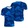 thumbnail image 1 of HADST Unisex Printed Short-Sleeve Sports T-Shirts, Round-Neck Breathable Quick-Dry Training Tops, 1 of 5
