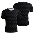 thumbnail image 1 of HADST Unisex Printed Short-Sleeve Sports T-Shirts, Round-Neck Breathable Quick-Dry Training Tops, 1 of 5