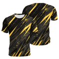 thumbnail image 1 of HADST Unisex Printed Short-Sleeve Sports T-Shirts, Round-Neck Breathable Quick-Dry Training Tops, 1 of 5