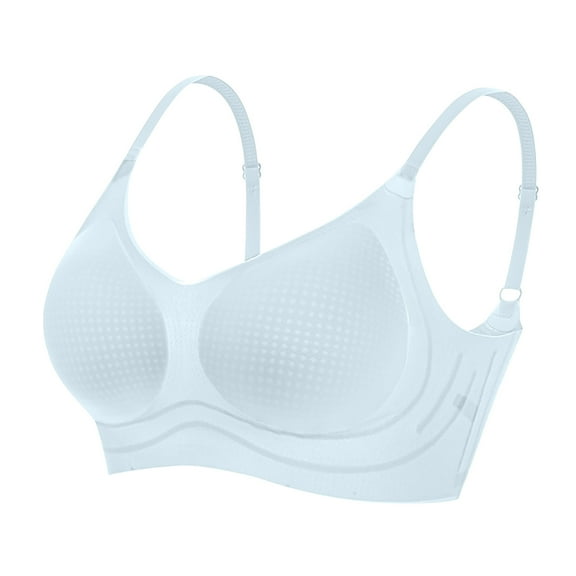 HADST Women's Buttery Soft Summer Bralette Breathable Wireless Smooth Thin Bra (S-XXL) Nylon,Spandex