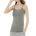 thumbnail image 1 of HADST Women's Cropped Tank Top Spaghetti Strap Camisole Loose Fit Summer Flowy Shirt, 1 of 3