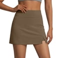 thumbnail image 1 of HADST Women's High Waisted Athletic Skort Stretchy Split Hem Tennis Skirt with Built-in Shorts for Golf Workout & Casual Wear, 1 of 8