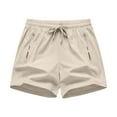 thumbnail image 1 of HADST Women's Quick Dry Athletic Shorts, High Waisted Running Shorts with Zipper Pockets and Drawstring, Soft Stretch Bottoms, 1 of 8
