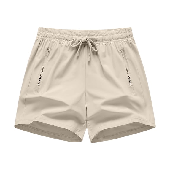 HADST Women's Quick Dry Athletic Shorts, High Waisted Running Shorts with Zipper Pockets and Drawstring, Soft Stretch Bottoms