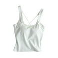 thumbnail image 1 of HADST Women's Sleeveless Cropped Cotton Tank Tops - Summer Camisole Shirts, Trendy & Ideal for Layering, 1 of 4