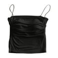thumbnail image 1 of HADST Women's Spaghetti Strap Tank Top Slim Fit Sleeveless Shirt Summer Casual Solid Camisole, 1 of 3