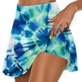 thumbnail image 1 of HADST Women's Tie Dye Active Skort with Built-in Shorts High Waisted Flared with Pockets, Quick Dry for Tennis, Golf, 1 of 5