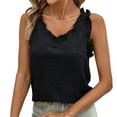 thumbnail image 1 of HADST Women's V-Neck Sleeveless Tank Tops - Summer Solid Color Camisole Shirts, Versatile for Daily Wear, 1 of 6