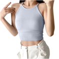 thumbnail image 1 of HADST Womens Tank Tops Camisoles Soft Spaghetti Strap Solid Slim Top Summer Ribbed Sleeveless T-Shirts, 1 of 9