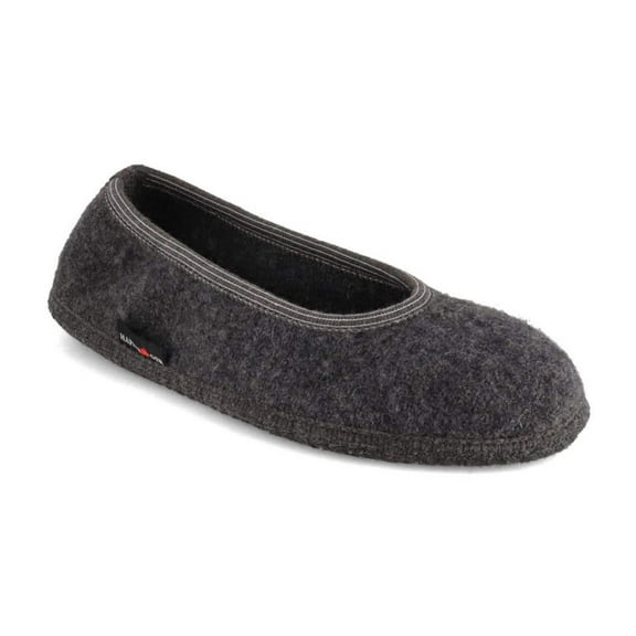 HAFLINGER Ballerina Slippers | Marina, Anthracite