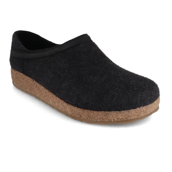 HAFLINGER Clog | Grizzly Buffalo, Graphite