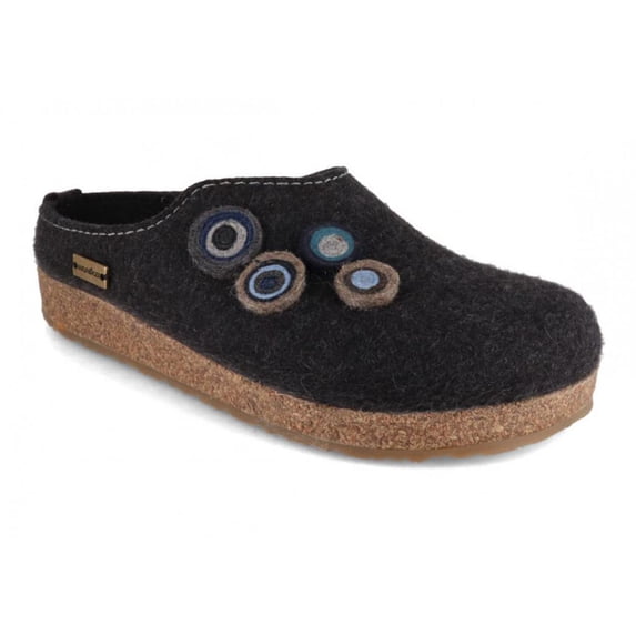 HAFLINGER Clog | Grizzly Kanon, Graphite
