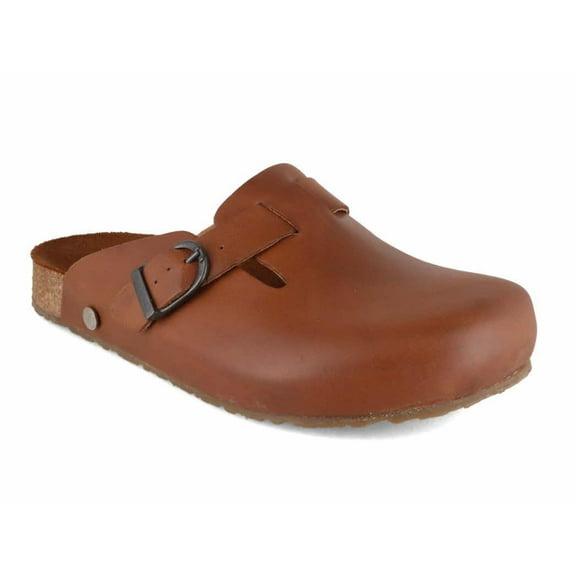 HAFLINGER Men Women Clogs 'Bio Lorenzo', light brown