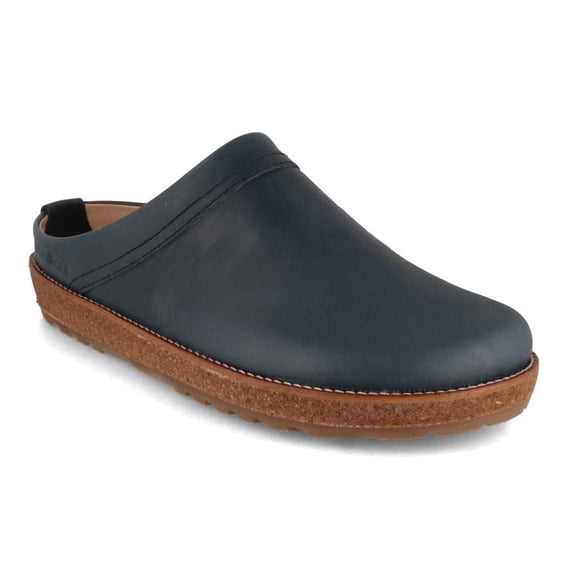HAFLINGER Men Women Leather Clogs 'Travel Classic', bali