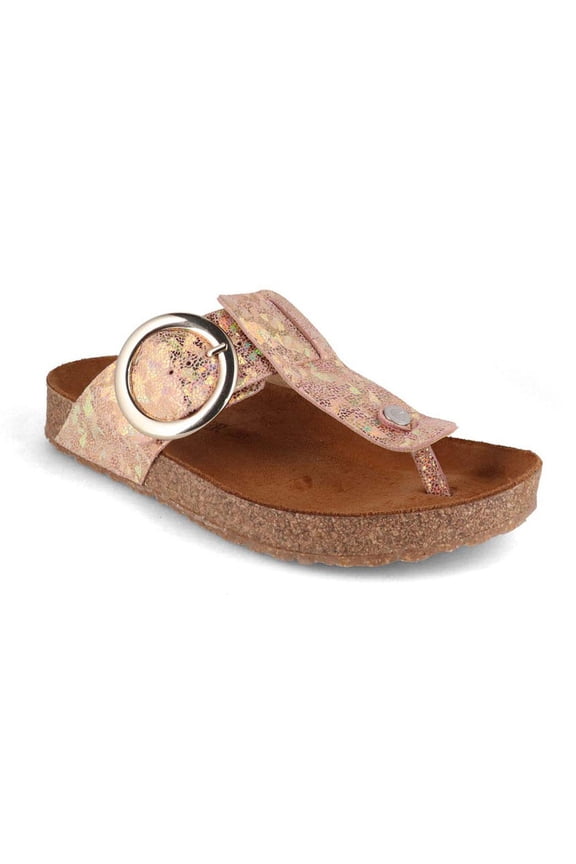 Thong Sandals Round Buckle Corinna