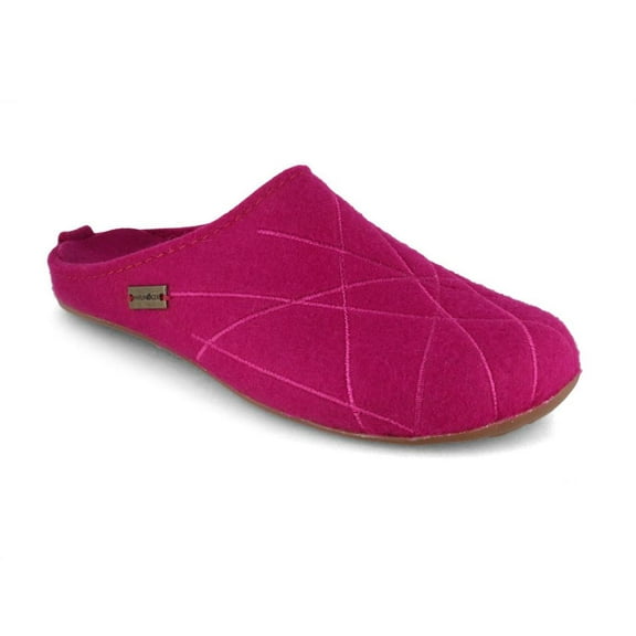 HAFLINGER Women Felt Slippers 'Everest Raya', cardinal
