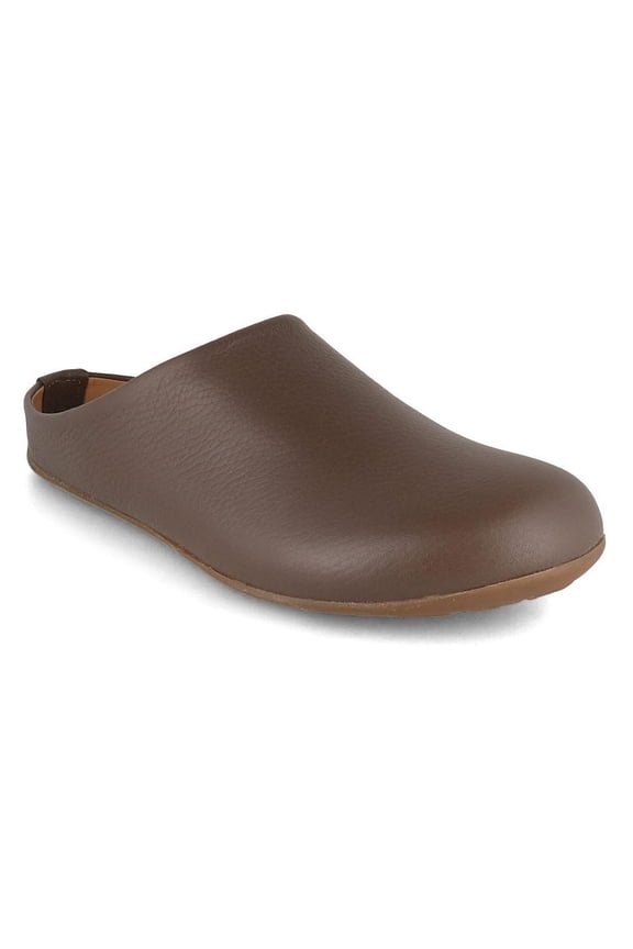 Women Men leather Slippers 'Everest Basico', beige