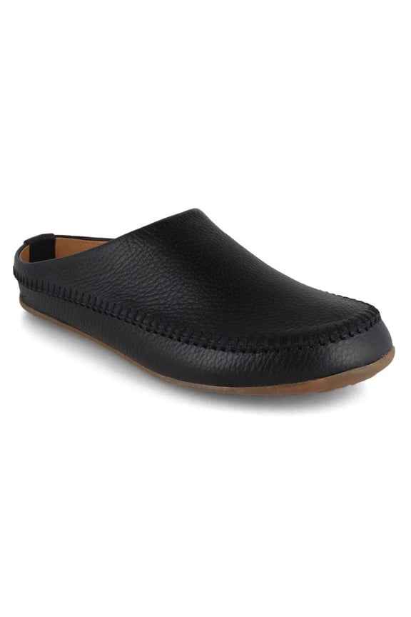 Women Men leather Slippers 'Everest Softi', black