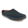 thumbnail image 1 of HAFLINGER Women Men leather Slippers 'Everest Softi', ocean, 1 of 9