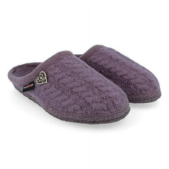 HAFLINGER Women's Herzerl Slipper Mauve - 613123-5