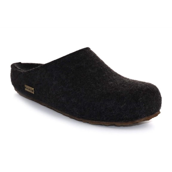HAFLINGER® Wool Felt Clog | Grizzly Michel, Graphite