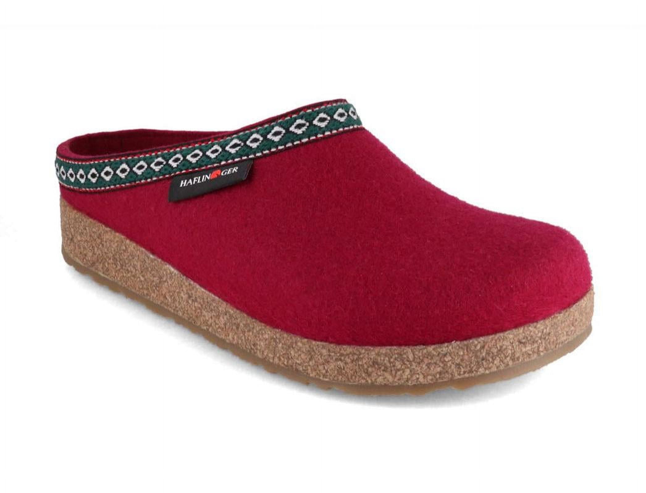 wool felt clogs