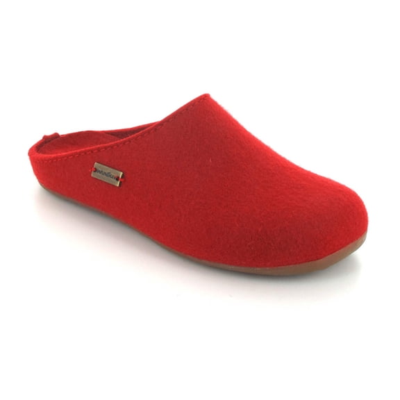HAFLINGER Wool Felt Slipper | Everest Fundus, Ruby