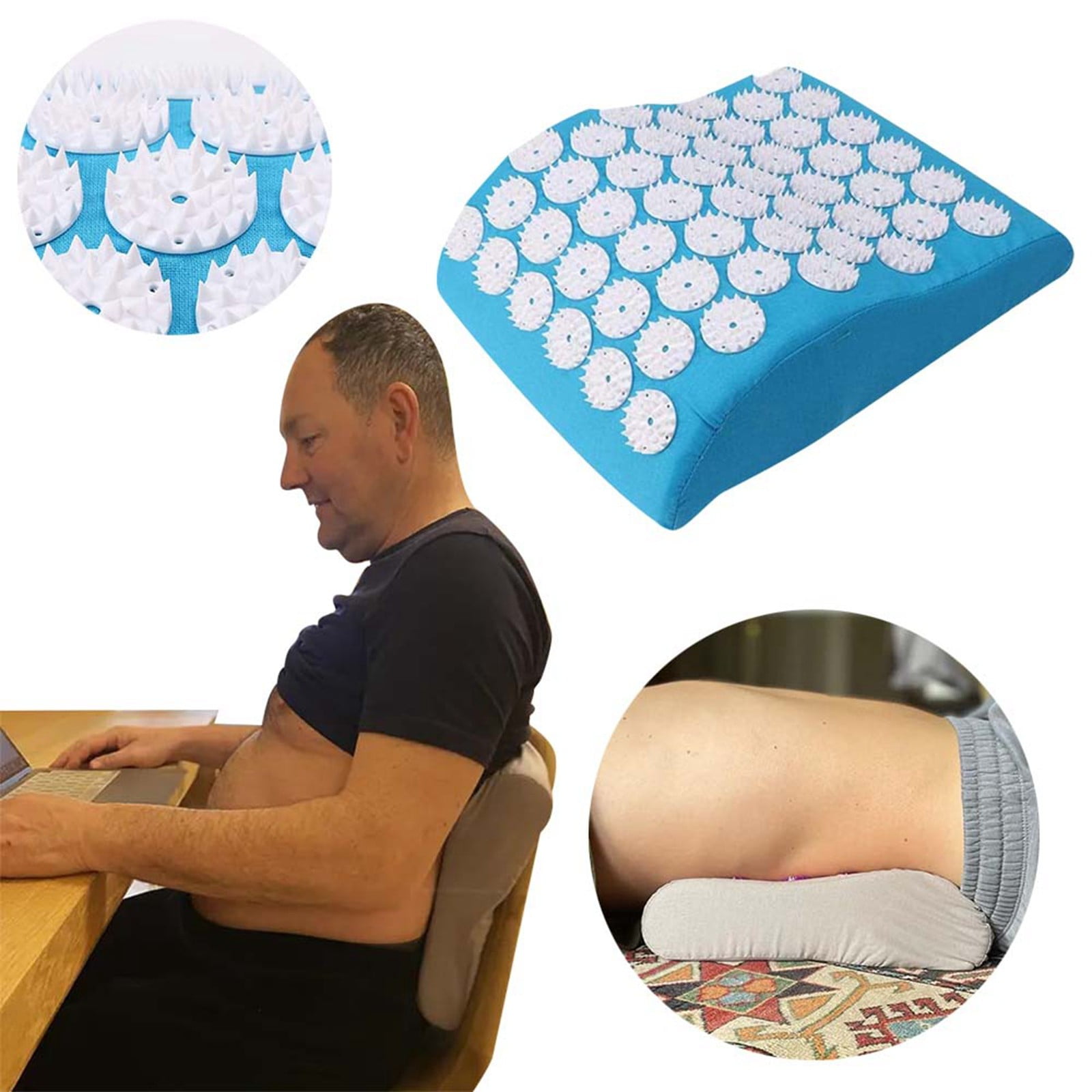HAFNFUE Acupuncture Pillow Massage Relaxation Neck and Waist