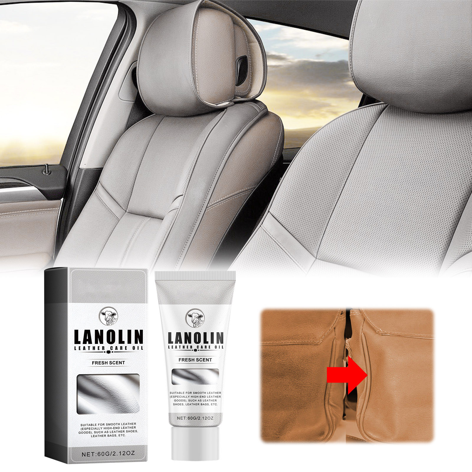 HAFNFUE Shoe Leather Bag Chair Care Wax Polish Series Leather Care