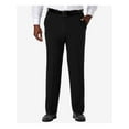 thumbnail image 1 of HAGGAR Mens Black Adjustable Waist, Classic Fit Pants 44 X 32, 1 of 8