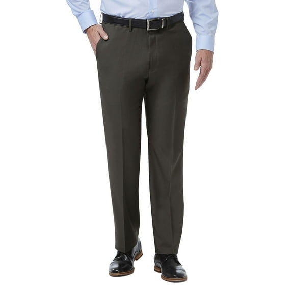 HAGGAR Mens Black Classic Fit Pants 36 X 29