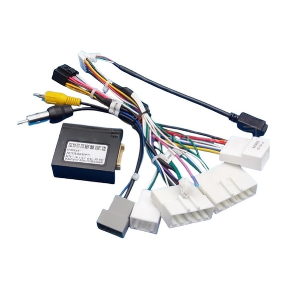 HAGSYCT 16 PIN Android Wiring Harness CANBUS Decoder Adapter Compatible for Nissan X-Trail Qashaqi 2014-2018 Murano Maxim Kicks Lannia Teana