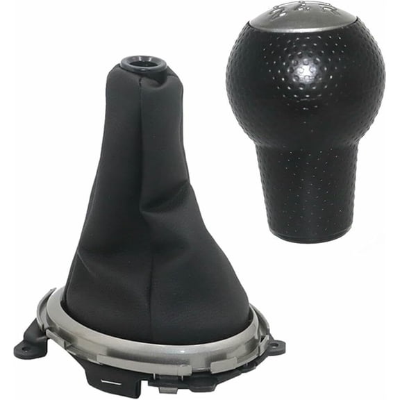 HAGSYCT 5/6 Speed Gear Shift Knob Car Gear Shift Knob Lever Stick Gaiter Boot Cover Shift Knobs for Honda Fit for Jazz 2009 2010 2011 2012 2013 2014 2015 5 Speed