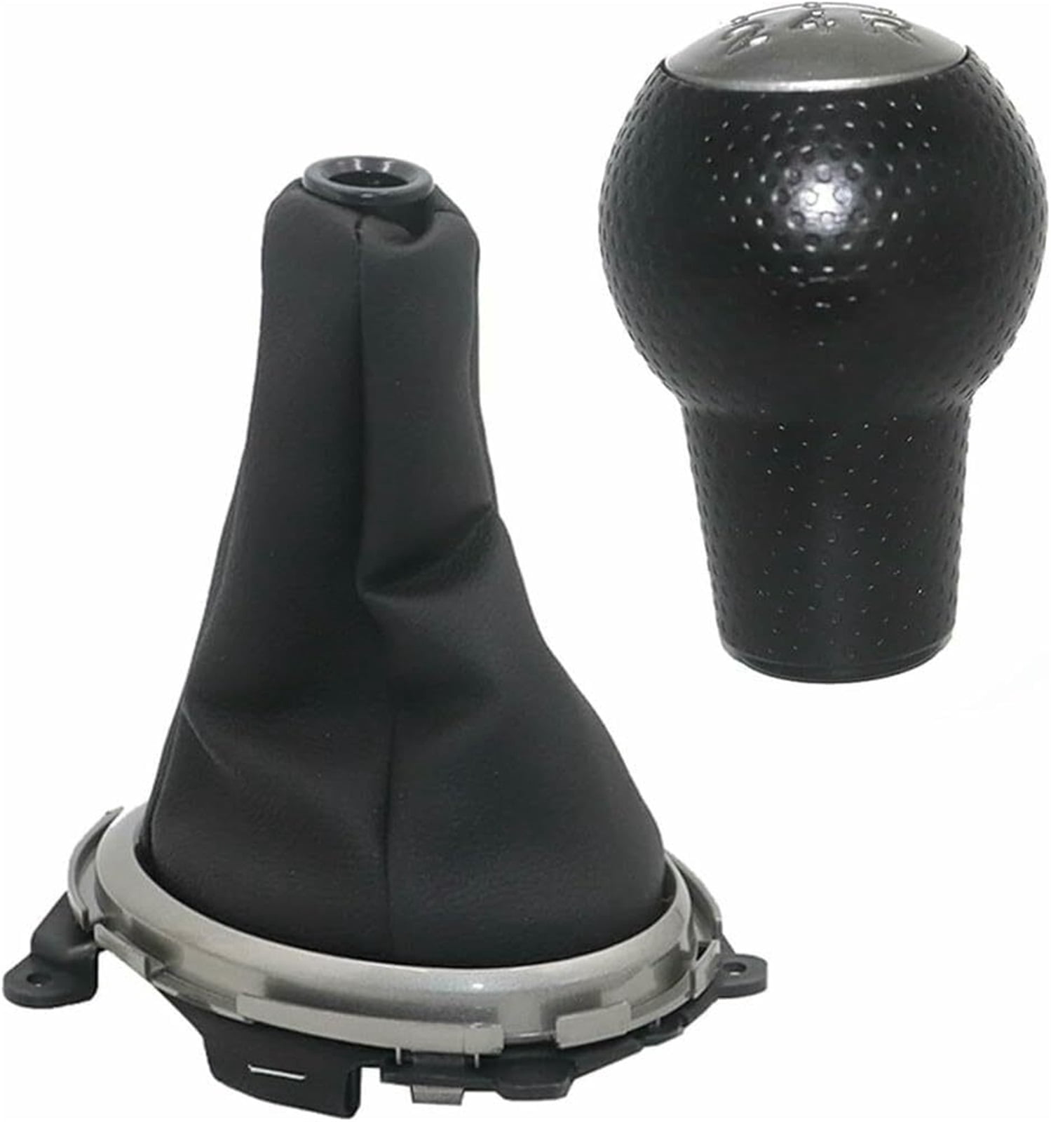 HAGSYCT 5/6 Speed Gear Shift Knob Car Gear Shift Knob Lever Stick Gaiter Boot Cover Shift Knobs for Honda Fit for Jazz 2009 2010 2011 2012 2013 2014 2015 5 Speed