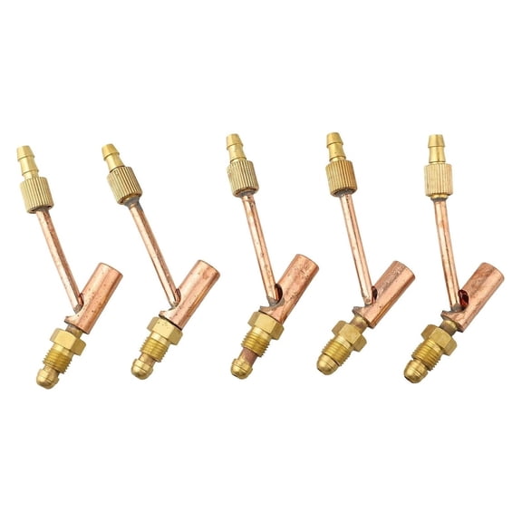 Yanacchi 5x Gas Power Cable Adapter for TIG Fitting Male Cable And Gas Separate Cable Connector For WP9 WP17 Welding Torch Fitting