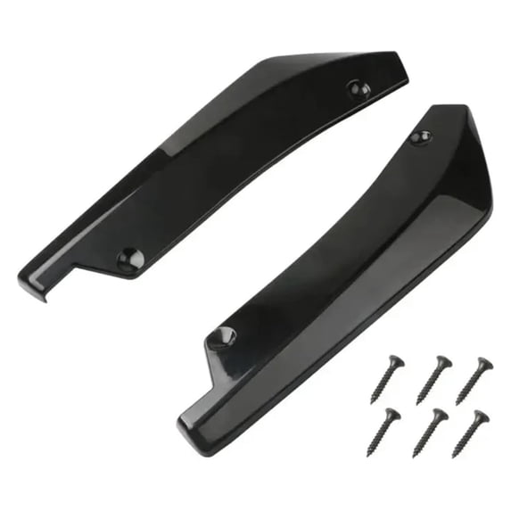 HAGSYCT Compatible with Compatible with Tesla for Model 3 S X Y Front Rear Bumper Strip LipProtector Carbon Fiber Winglets Side Skirt Extension Accessory