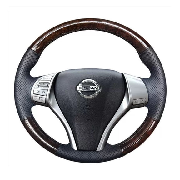 HAGSYCT Fit for Nissan for Altima 2013-2018,Car Steering Wheel Cover,Breathable and Comfortable,Hand Sewn