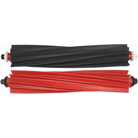 HAGSYCT Spare Rubber Roller Brush, Compatible for Roborock Qrevo Master / V20, Robot Vacuum Cleaner Replacement Part(Rubber Roller Brush 1pair)