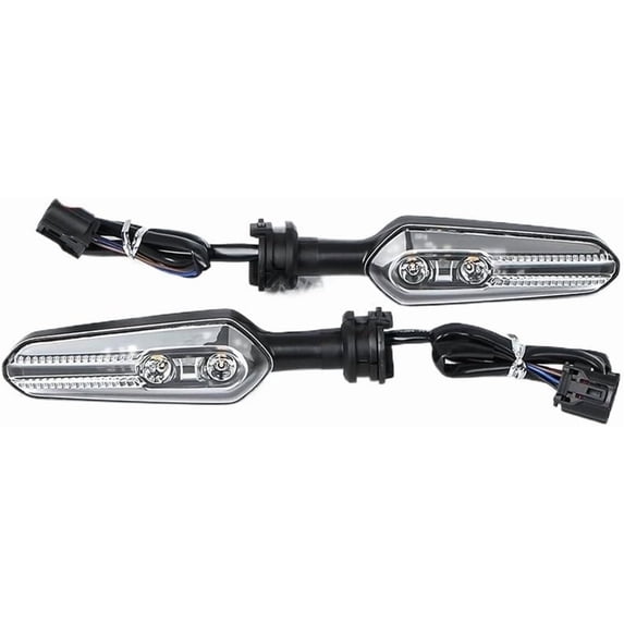 HAGSYCT Turn Signal Light 350mm 370mm Front Rear LED Turn Signal Light for YAMAHA for YZF-R7 2021 2022 2023 Motorcycle Indicators Lamp Accessories