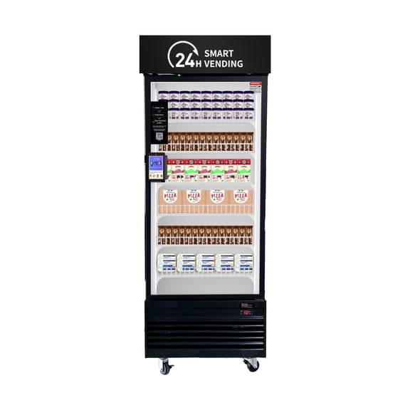 HAHA Smart Vending Machine - 378 Bottle Capacity with Visual AI Checkout and Business Management App (ETL Certified)