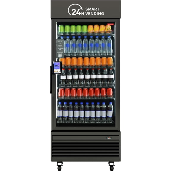 HAHA Smart AI Vending Machine Combo Vending for Snacks & Drinks 528 Bottle Capacity