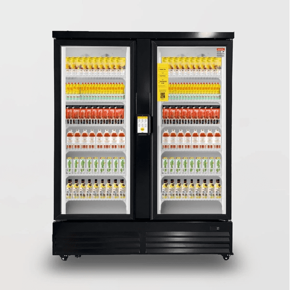 HAHA Smart Vending Machine with Double Glass Door Refrigerated Cooler756-Bottle