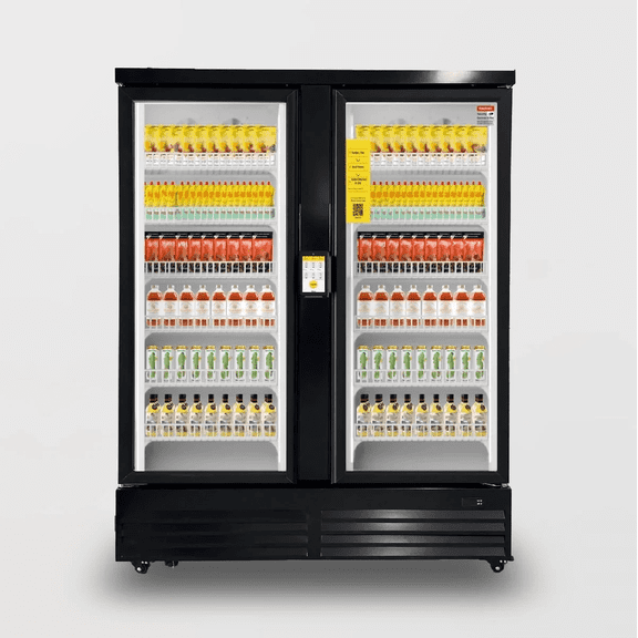 Haha Smart Vending Machine with Double Glass Door Refrigerated Cooler756-Bottle