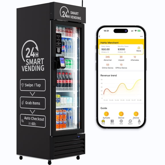 HAHA VENDING MINI 360 AI vending machine for business
