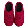thumbnail image 1 of HAHUT 1 Pair Cartoon Spider Web House Slippers for Adults, Non-Slip Fluffy Warm Slippers for Halloween Winter New Year Gift (36-37), 1 of 7